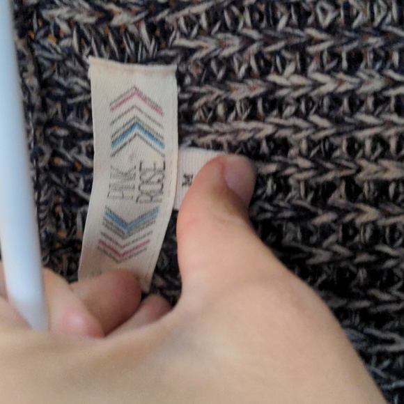 Pink Rose blue varsity type cardigan - Picture 2 of 4